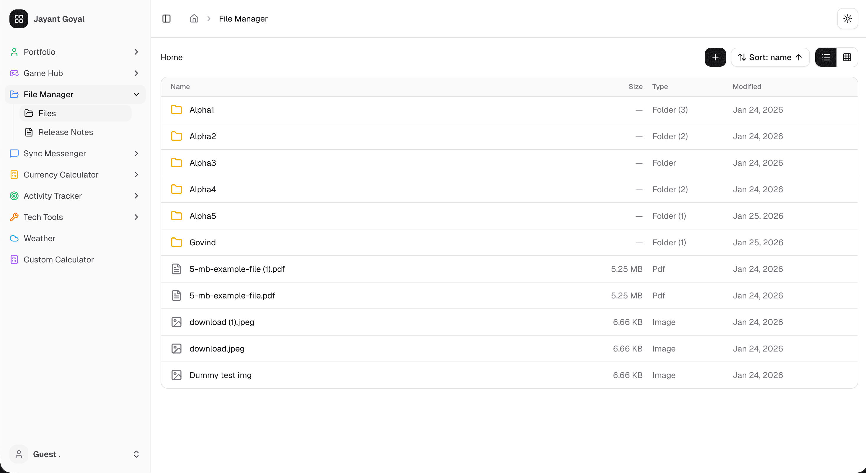File Manager